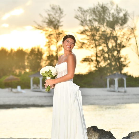 JENNY BY JENNY YOO NORA CORSET A-LINE WEDDING GOWN (Sleeves not included) - Picture 4 of 12